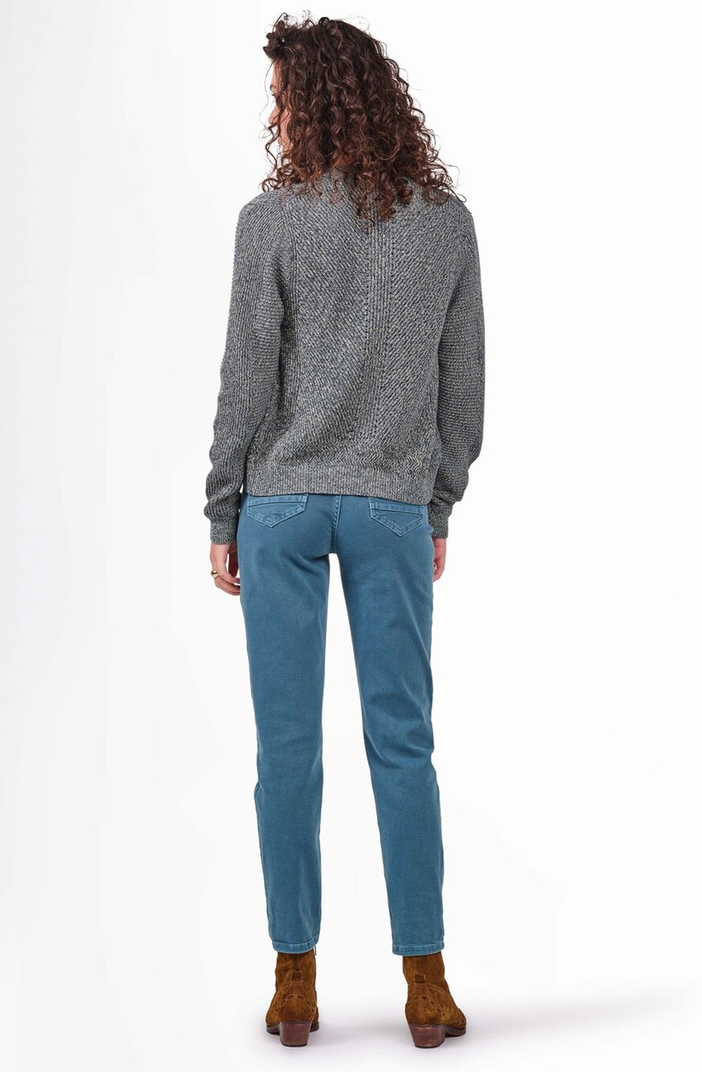 Green Open Front Cardigan