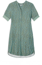Green Patterned Shift Dress