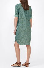 Green Patterned Shift Dress