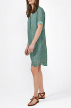 Green Patterned Shift Dress