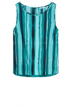 Green Striped Blouse