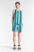 Green Striped Blouse