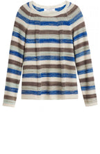 Green Striped Knit Jumper