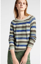 Green Striped Knit Jumper