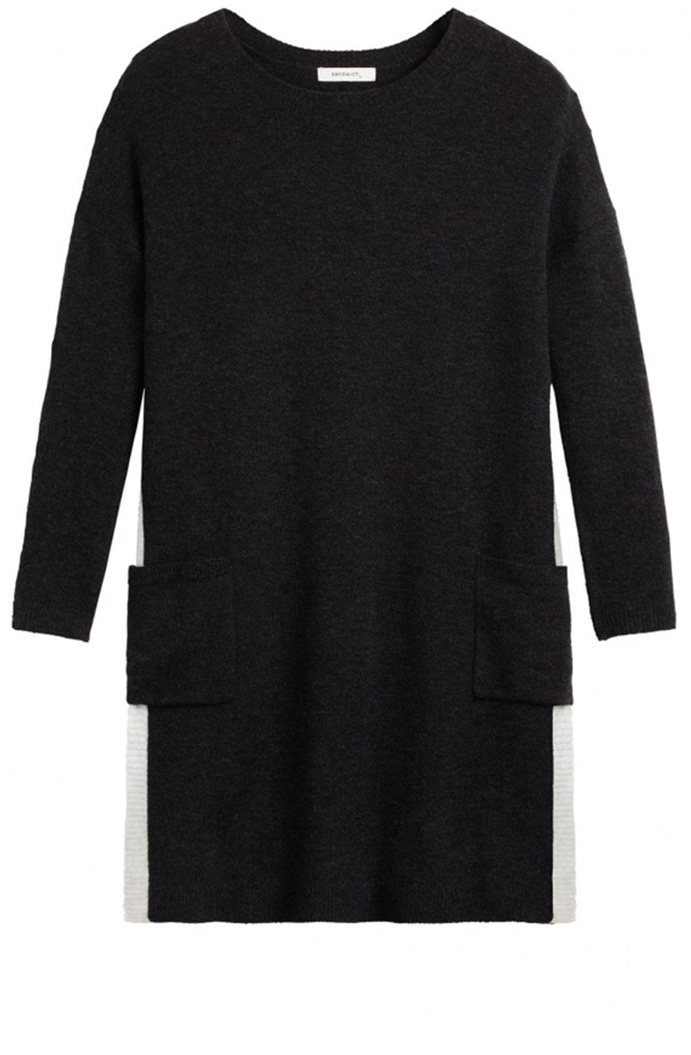 Grey Black Knit Tunic