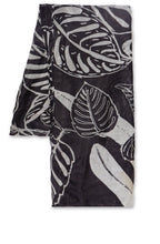 Grey Bold Print Scarf