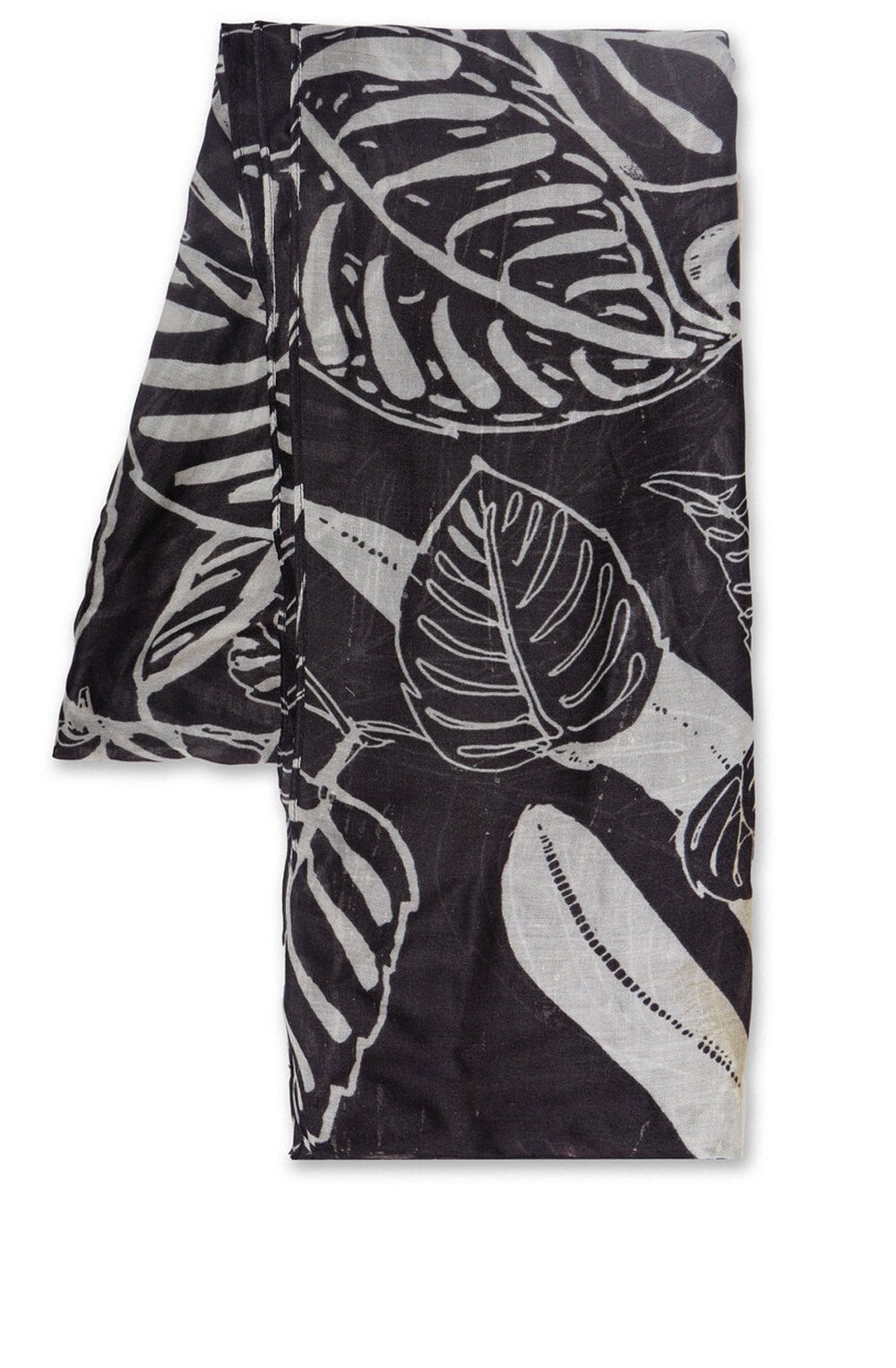 Grey Bold Print Scarf