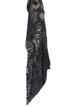 Grey Bold Print Scarf