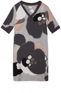 Grey Bold Print Shift Dress