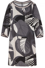 Grey Bold Print Shift Dress