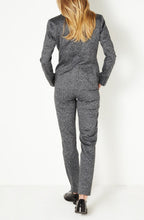Grey Leopard Print Trousers
