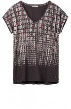Grey Patterned Jersey T Shirt