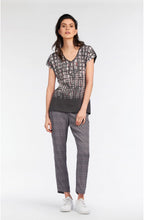 Grey Patterned Jersey T Shirt