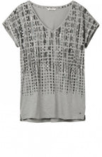 Grey Patterned Jersey T Shirt