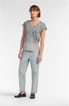 Grey Patterned Jersey T Shirt