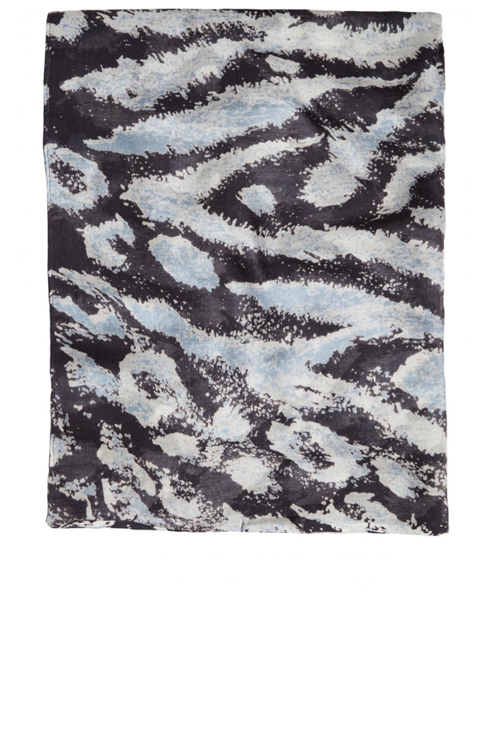 Grey Patterned Scarf