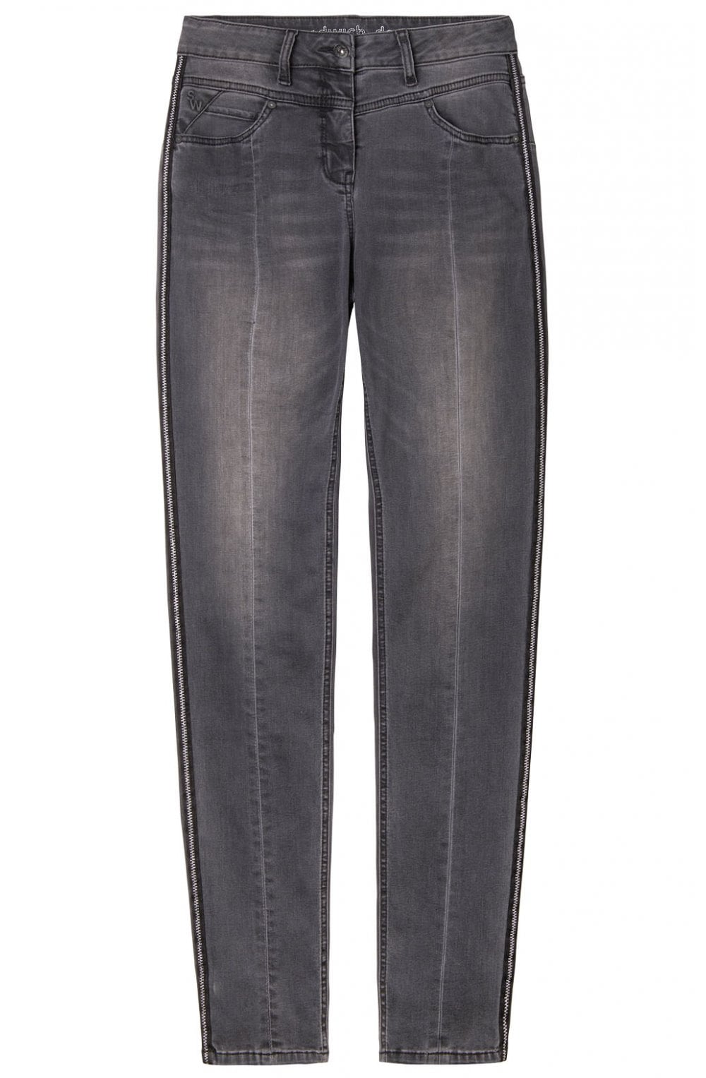 Grey Slim Leg Jeans