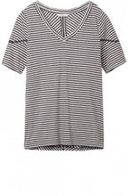 Grey Striped Jersey T Shirt