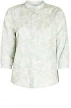 Ice Flow Fine Diamond Broderie Anglaise Sleeve Blouse
