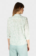 Ice Flow Fine Diamond Broderie Anglaise Sleeve Blouse