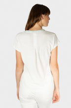 Ice Flow Fine Diamond Broderie Anglaise T Shirt