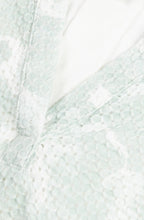 Ice Flow Fine Diamond Broderie Anglaise T Shirt