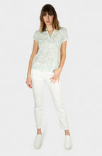 Ice Flow Fine Diamond Broderie Anglaise T Shirt
