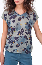 Iceberg Green Floral Print Top