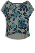 Iceberg Green Floral Print Top