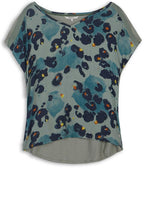 Iceberg Green Floral Print Top