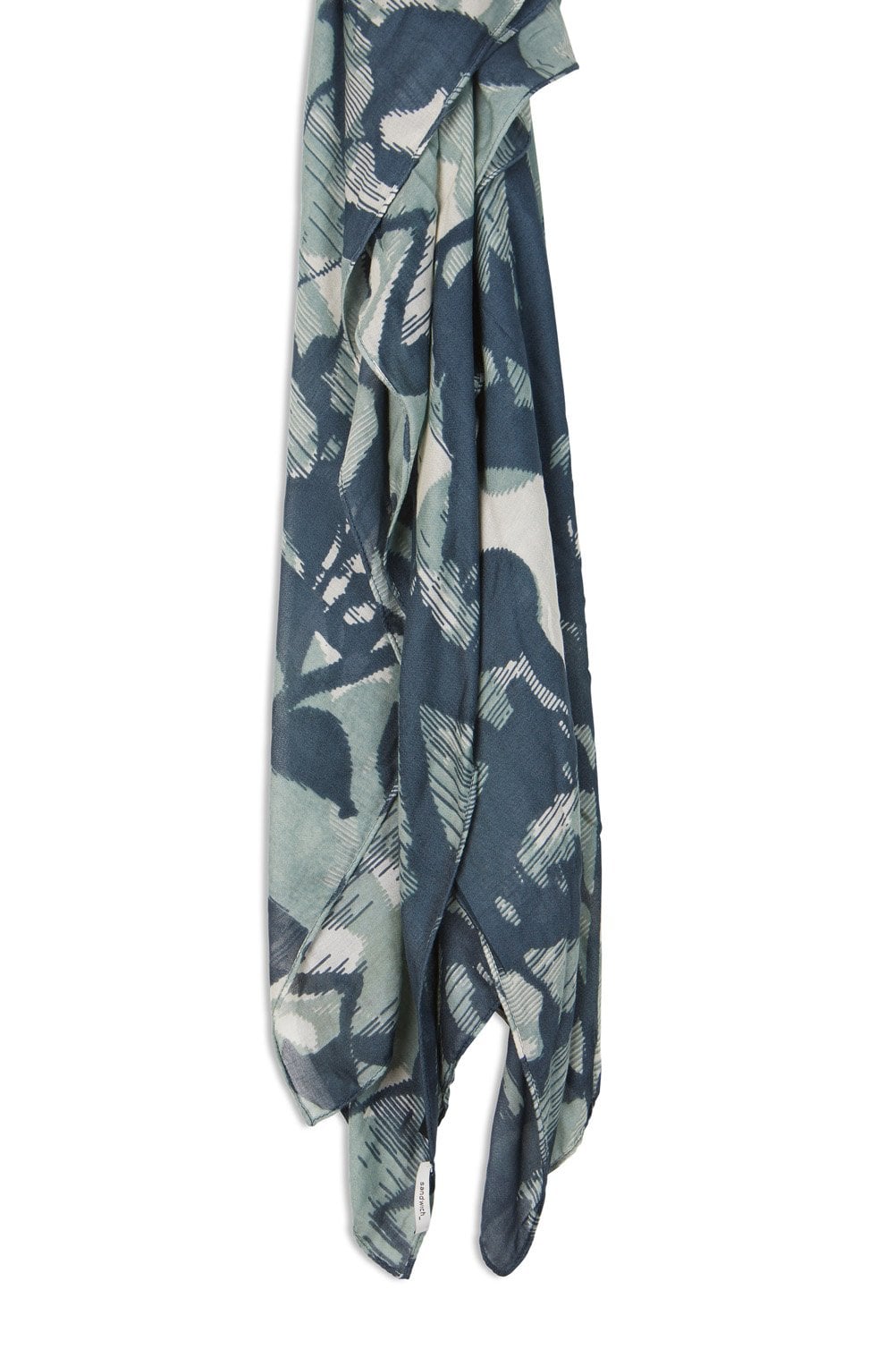 Iceberg Green Patterned Scarf