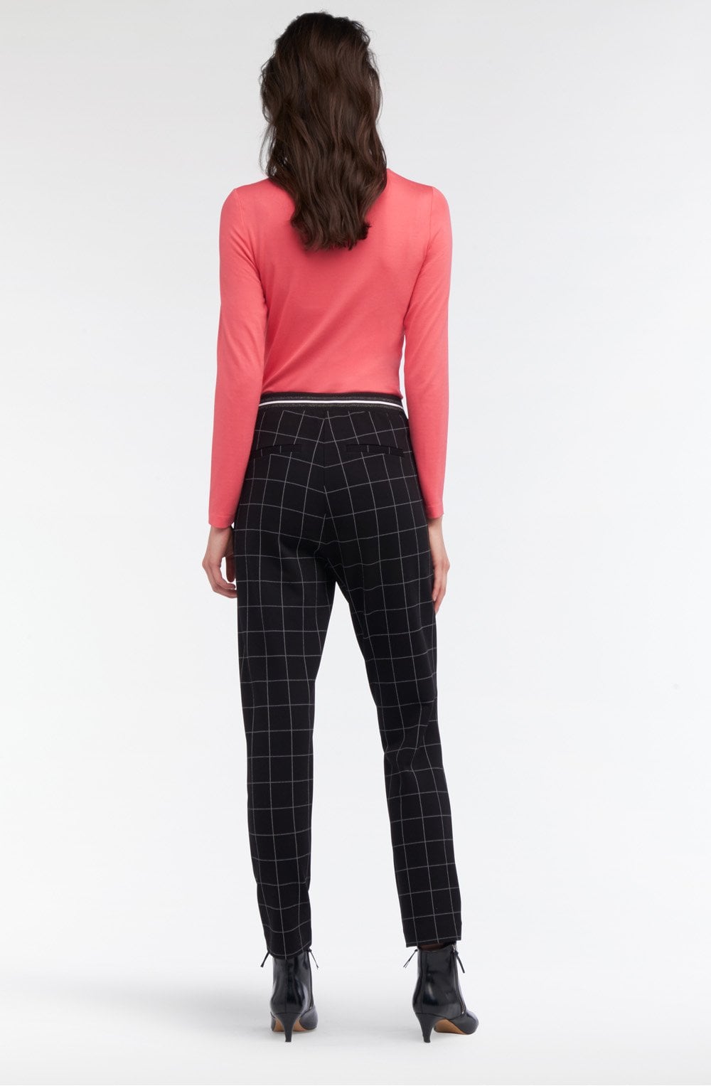 Intense Pink Polo Neck Top