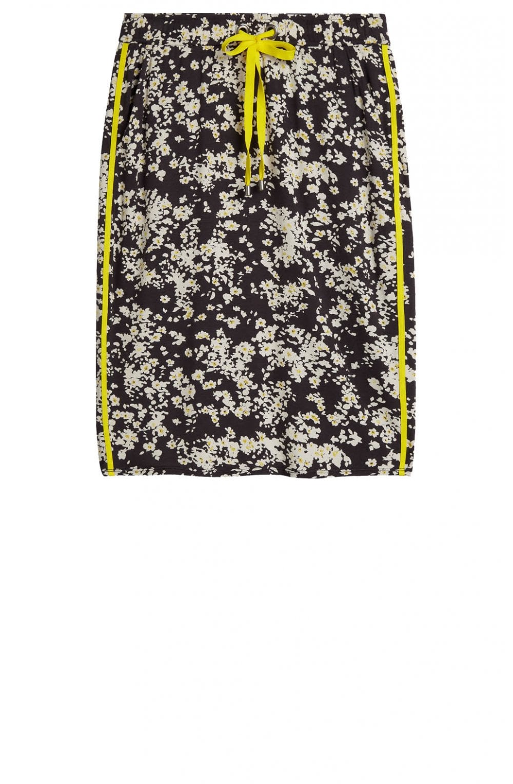 Iron Floral Jersey Skirt