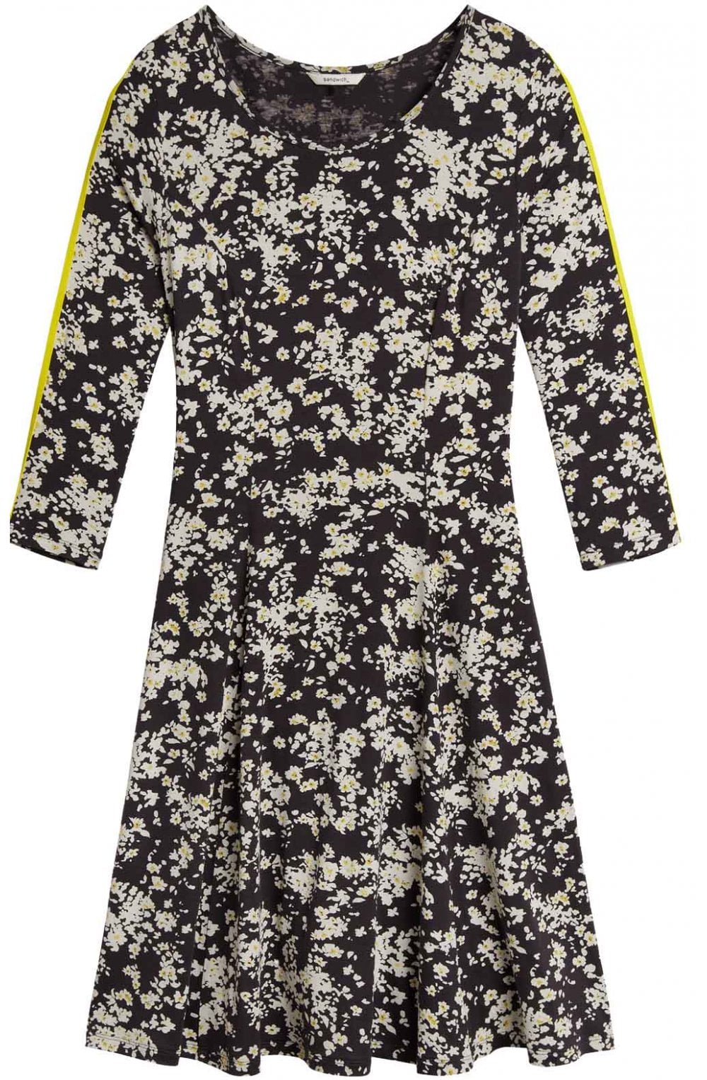Iron Floral Print Jersey Dress