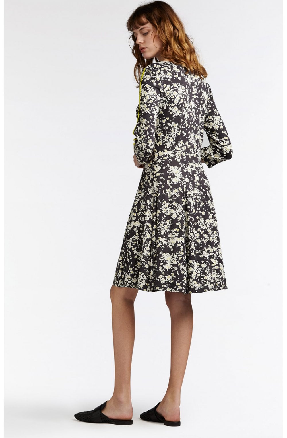 Iron Floral Print Jersey Dress