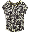 Iron Floral Print Jersey Top