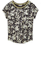 Iron Floral Print Jersey Top