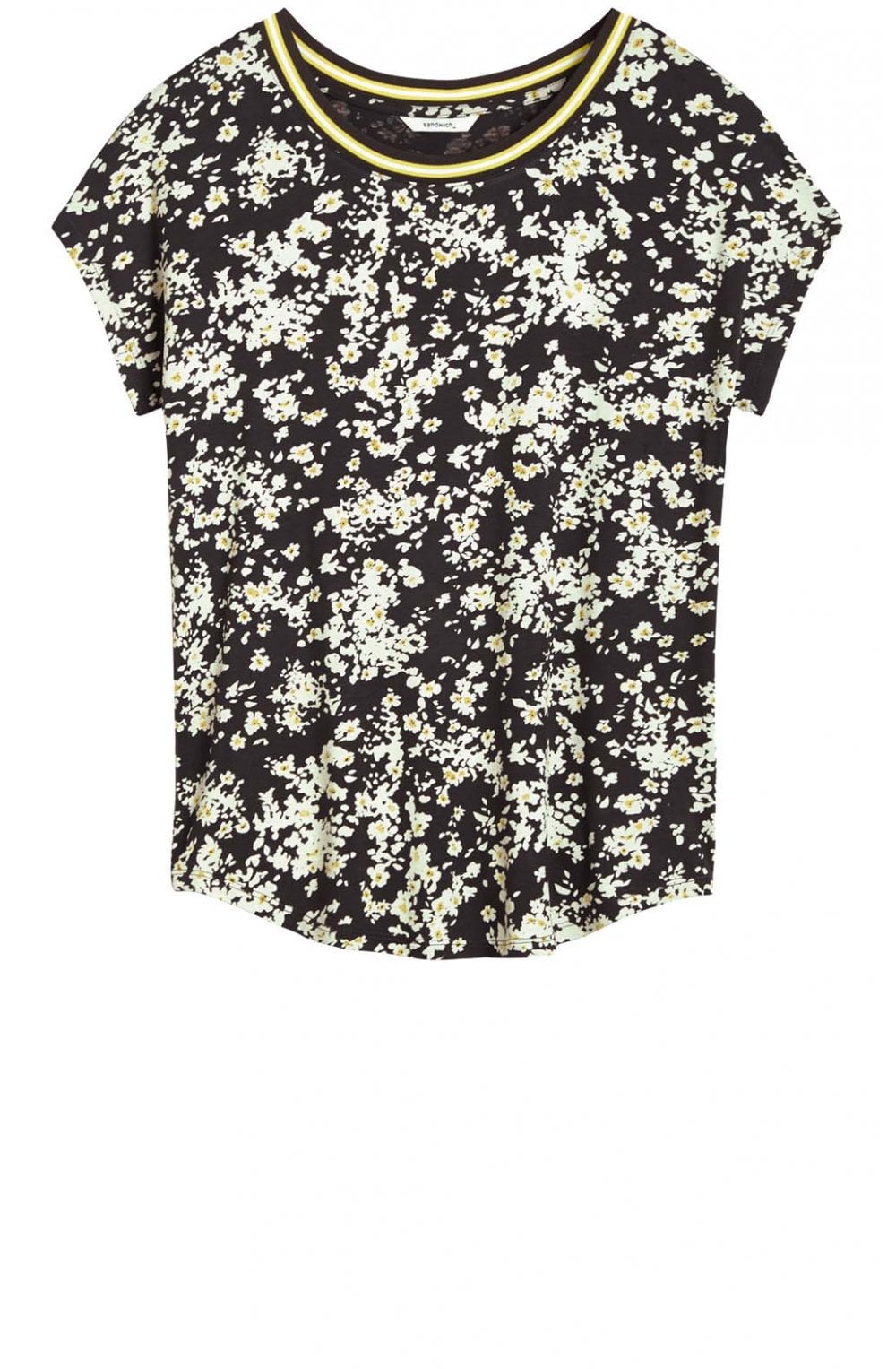 Iron Floral Print Jersey Top