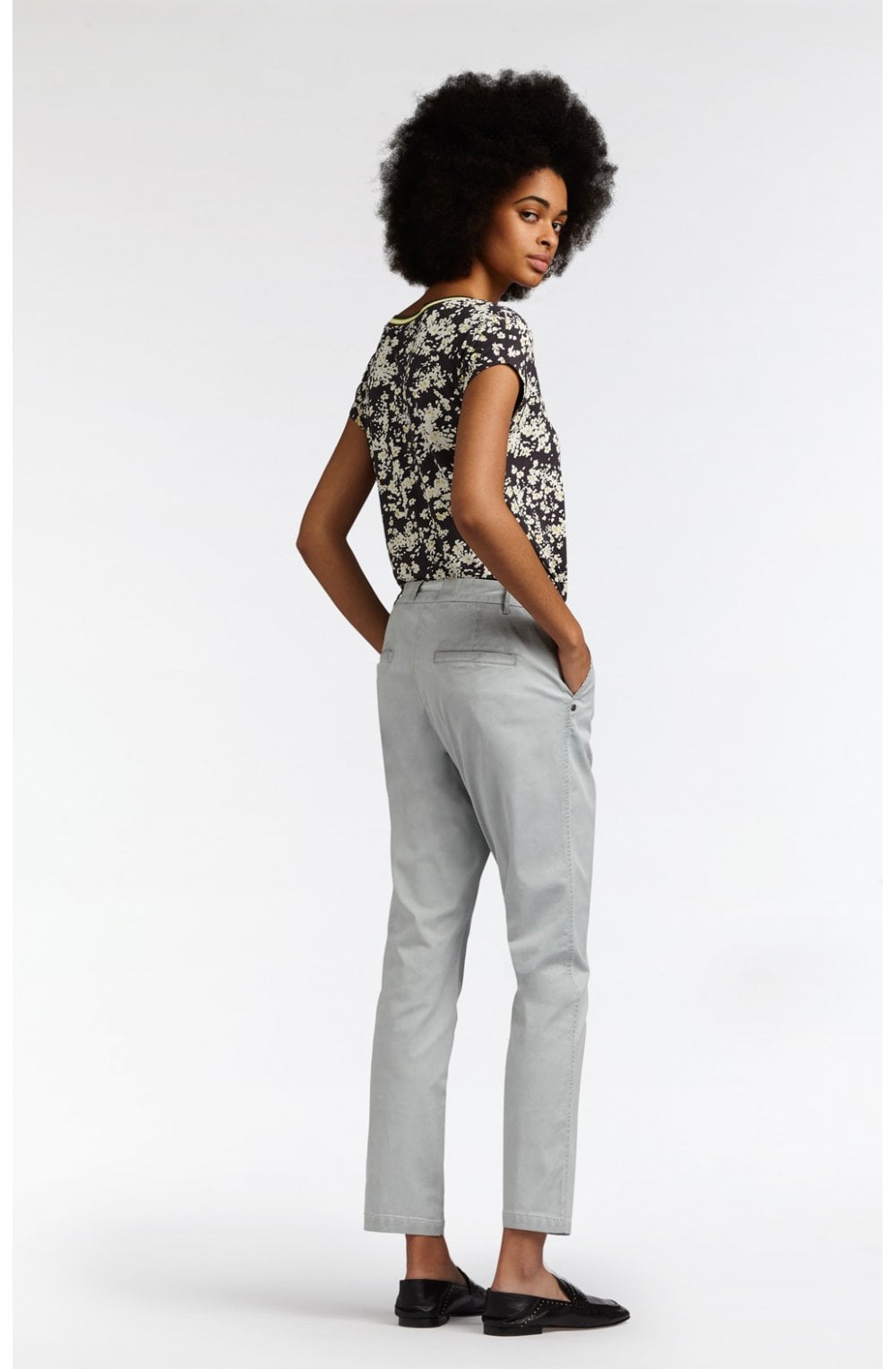 Iron Floral Print Jersey Top