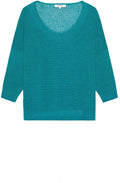 Kayaking Green Knit Jumper