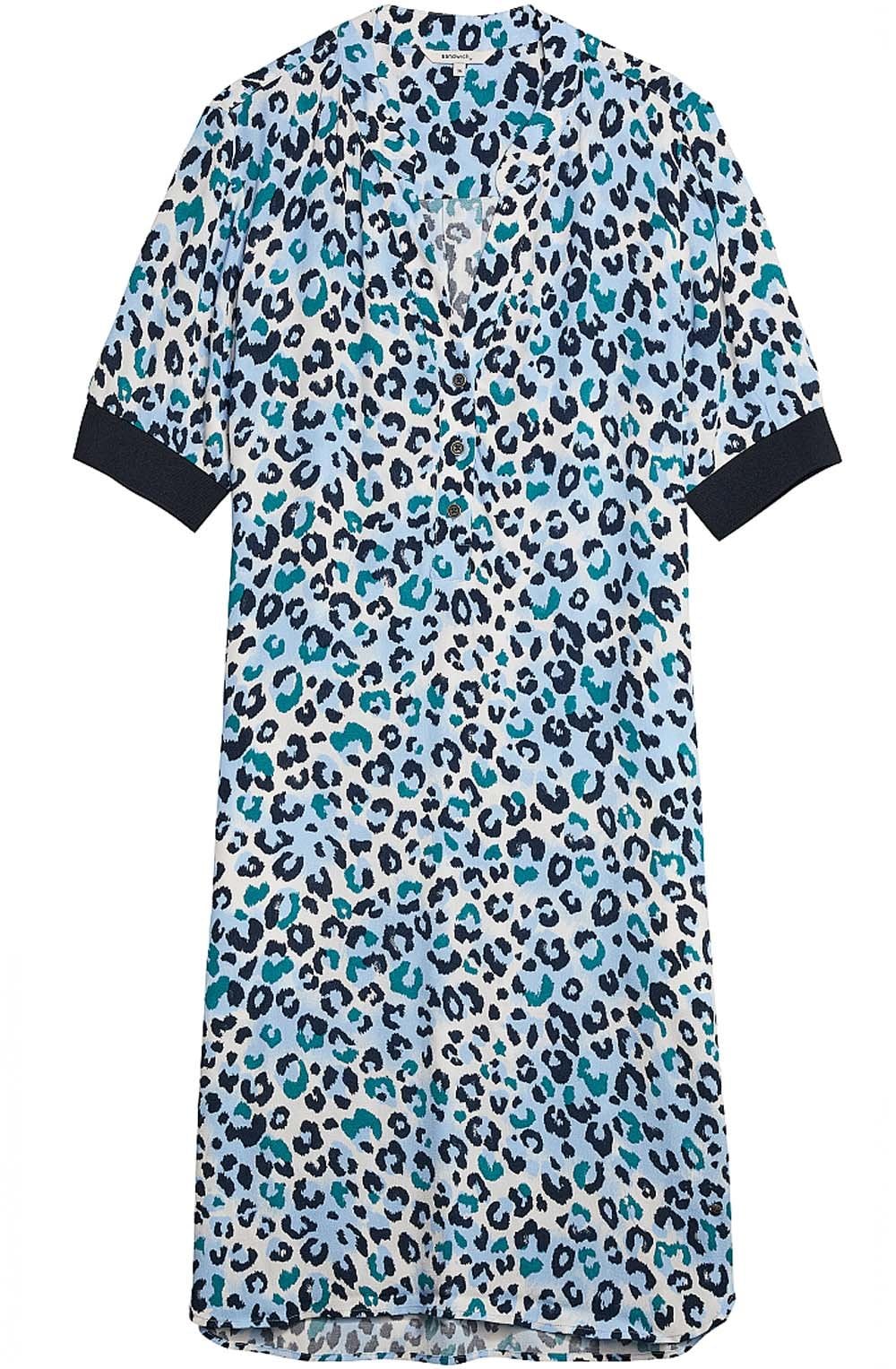 Kayaking Leopard Print Dress