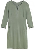 Khaki Green Jersey Dress