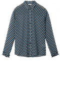 Lagoon Geometric Print Blouse