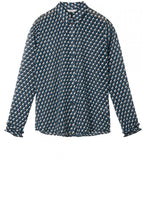 Lagoon Geometric Print Blouse