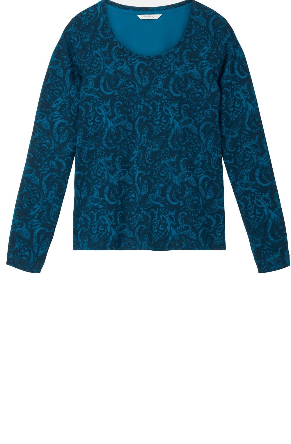 Lagoon Patterned Top