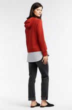 Layered Effect Hooded Sweatshirt