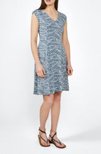 Leaf Design Jersey Dress