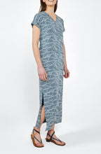 Leaf Design Maxi Dress