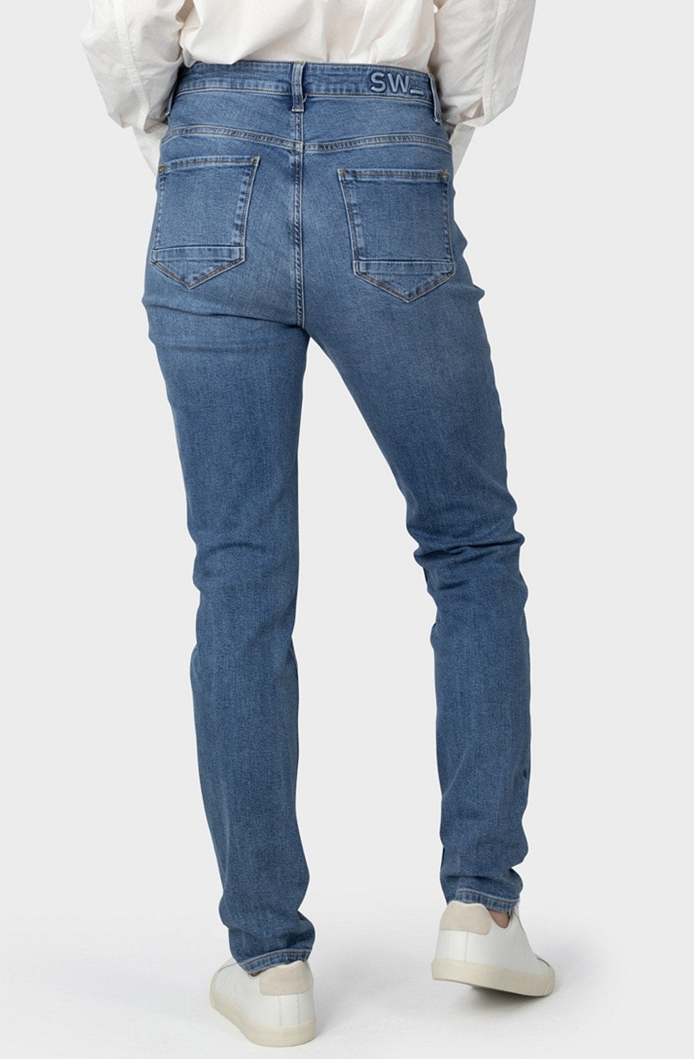 Light Blue Denim Skinny High Waist Jeans