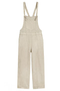 Light Khaki Linen Jumpsuit